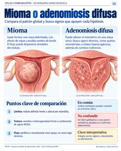 Mioma o adenomiosis difusa