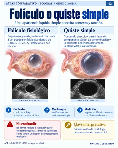Folículo o quiste simple