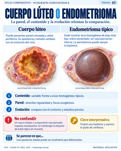 Cuerpo lúteo o endometrioma
