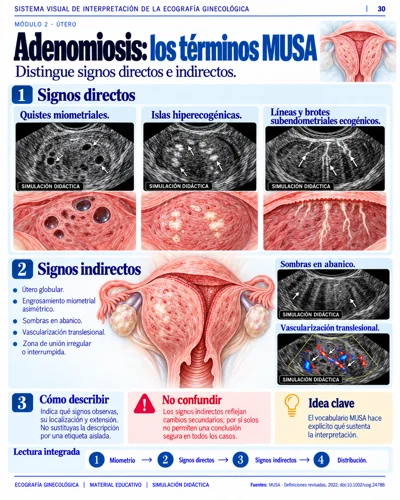 Adenomiosis: los términos MUSA