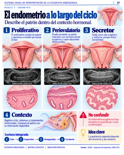El endometrio a lo largo del ciclo
